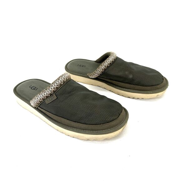 UGG Men's Tasman Slip-on Slides Uld Mono Slipper MLT Green US Size 10 - Picture 5 of 10